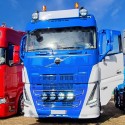 Spoiler camion Renault T et Volvo FH4 FH5 découpe avec 5 Feux LED Next Gen