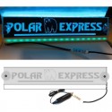 Eclairages Enseigne lumineuse LED RGB Polar Express 30 x 6 cm pour Pare brise Camion