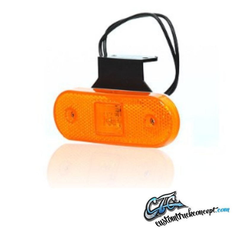Sido.m Orange 12-24V avec support et reflex. E-mark. LINK Sido.m Orange 12-24V avec support et reflex. E-mark. LINK