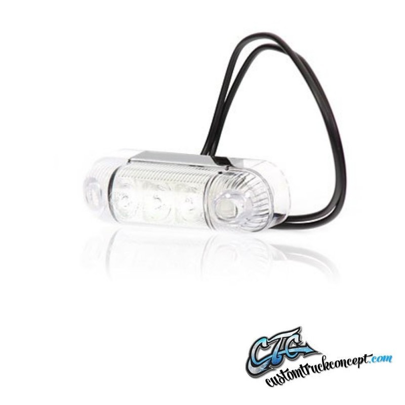 Lumière 3 LED Blanc 12-24V E-marqué Lumière 3 LED Blanc 12-24V E-marqué