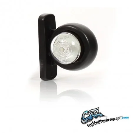 Globe oculaire avant / arrière 12-24V blanc / rouge LED