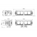 BARRE LED LAZER TRIPLE R 1000 CAMION