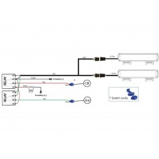 BARRE LED LAZER TRIPLE R 1000 CAMION