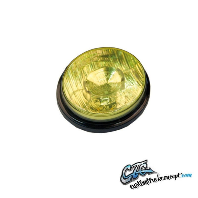 DRL Jaune rond 12-24V LED DRL Jaune rond 12-24V LED