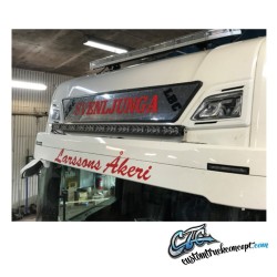 Kit avec brins Alta LED Bar 156W pour pare-soleil New Scania