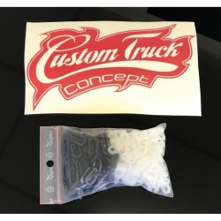 KIT 60 CROCHETS RIDEAUX VOLVO / RENAULT / MAN / IVECO