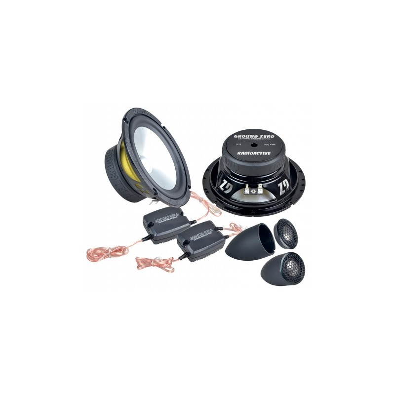 Kit Eclaté 2 Voies 16.5cms /6.5" Ground Zero 120/190W Kit Eclaté 2 Voies 16.5cms /6.5" Ground Zero 120/190W