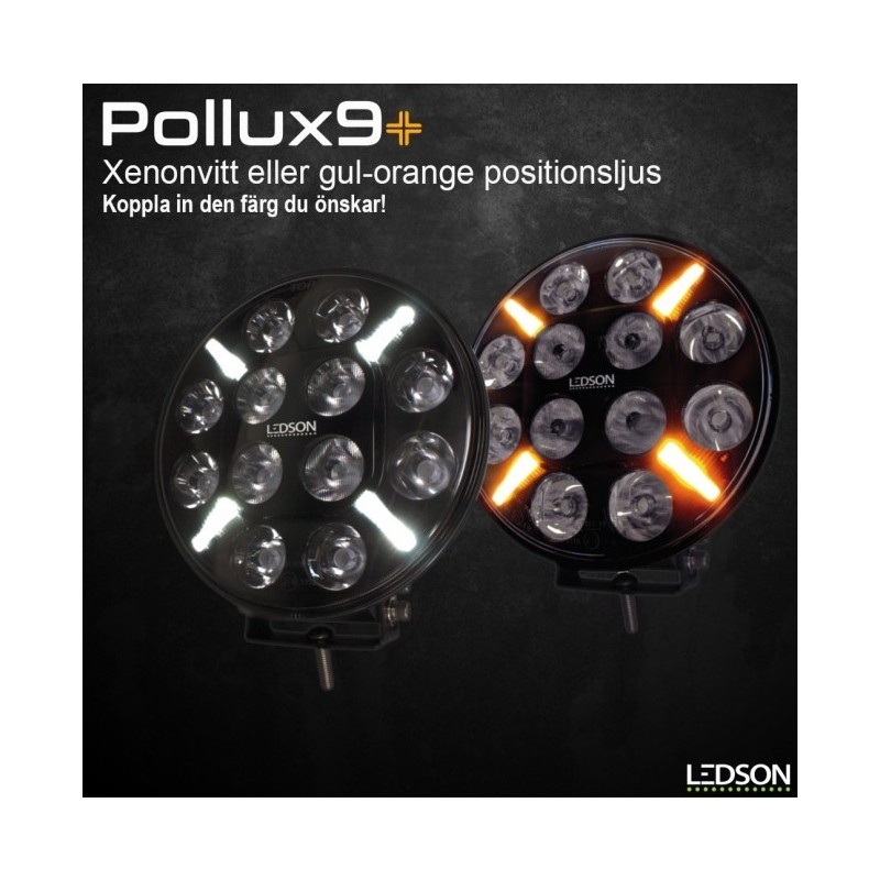 PHARE LONGUE PORTEE LEDSON POLLUX FULL LEDS VEILLEUSE ORANGE/BLANCHE PHARE LONGUE PORTEE LEDSON POLLUX FULL LEDS VEILLEUSE ORANGE/BLANCHE