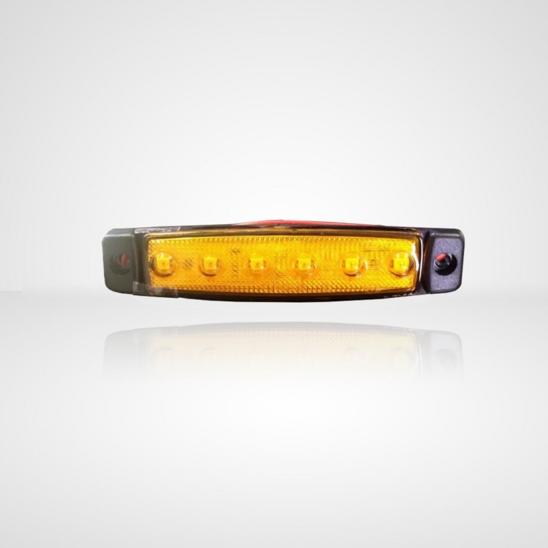 FEU DE GABARIT 6 LEDS EXTRA PLAT A POSER ECLAIRAGE ORANGE FEU DE GABARIT 6 LEDS EXTRA PLAT A POSER ECLAIRAGE ORANGE