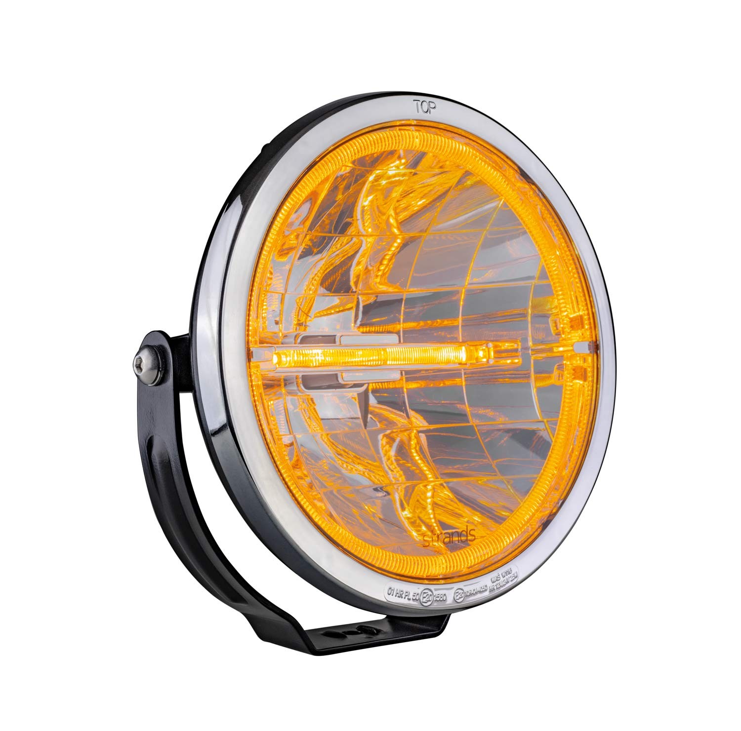 Phare longue portée Ambassador 9 full LEDs veilleuse orange/blanche