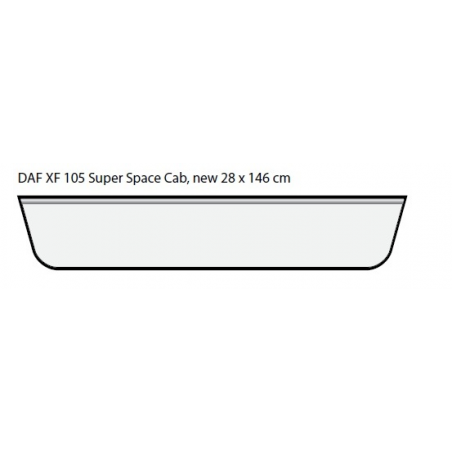 ENSEIGNE LUMINEUSE LEDS DAF XF 105 106 SUPER SPACE CAB 146 X 28 CM