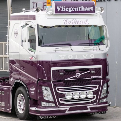Spoiler Avant Pour Pare-chocs Volvo FH4 Euro6 - Peint En Blanc, Pièce Neuve