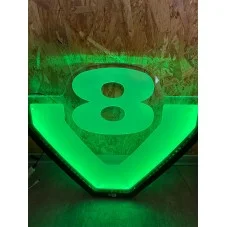 PLAQUE LED V8 RGB POUR CAMION VERT