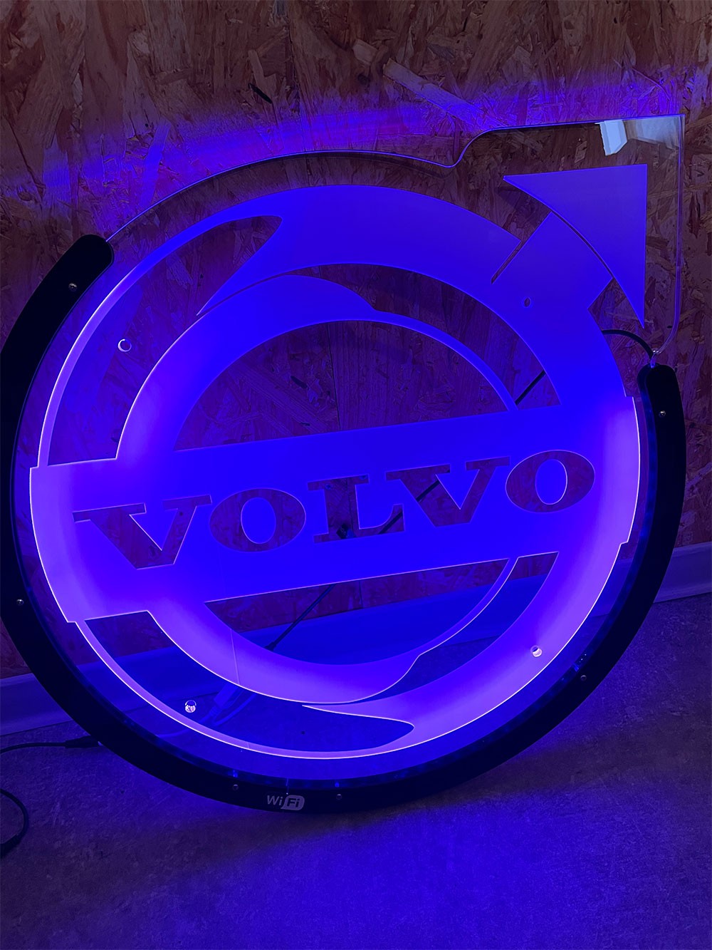 Pour Volvo Camion Drivers Personnalisé 24V LED Fluo Rouge Plaque