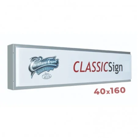 ENSEIGNE CAISSON LUMINEUX CLASSIC 160 X 40