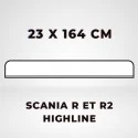 ENSEIGNE LUMINEUSE LEDS SCANIA R & R2 HIGHLINE 164 X 23 CM