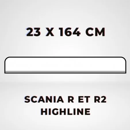 ENSEIGNE LUMINEUSE LEDS SCANIA R & R2 HIGHLINE 164 X 23 CM