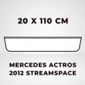 ENSEIGNE LUMINEUSE LEDS MERCEDES ACTROS 2012 STREAMSPACE 230 110 X 20 CM