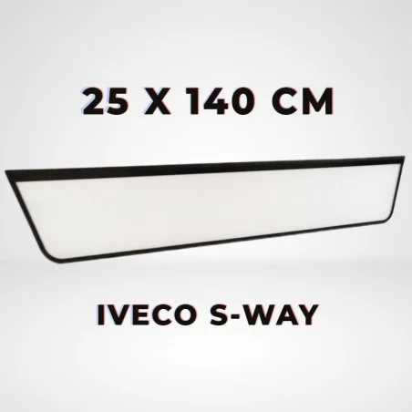 ENSEIGNE LUMINEUSE IVECO S-WAY 25 x 140 cm AVEC LEDS