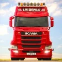 Visière Scania Next generation arrondie avec ou sans découpe pour les feux