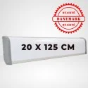 Enseigne Caisson lumineuse fine 20 x 125 cm pour Camion