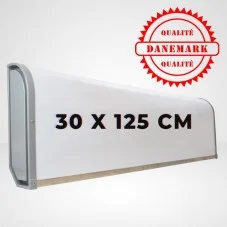 Enseigne Caisson lumineuse fine 30 x 125 cm pour Camion