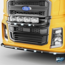 Rampe de calandre inox Ford F-Max 2020 option LEDS modèle City