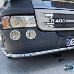 Entourages inox antibrouillards Scania 2004-2016 chromés