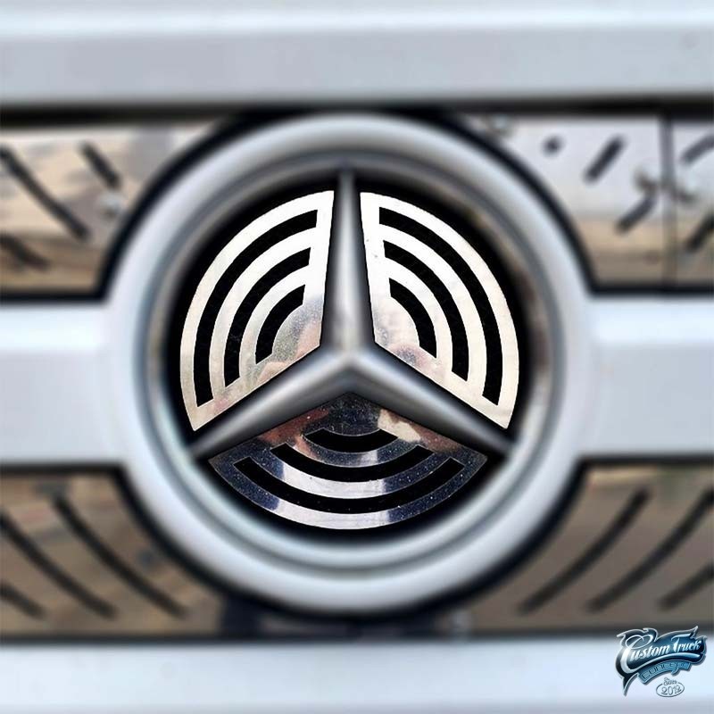 Intérieur de logo Mercedes Axor en inox chromé Accessoire en Acier