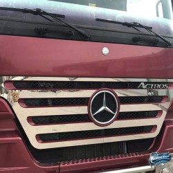 Grille calandre Mercedes Actros MP2 Megaspace en inox chromé