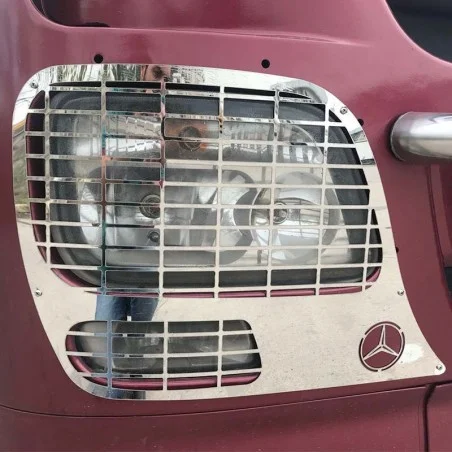 Grilles inox pour phares Mercedes Actros MP4 MP5 1845