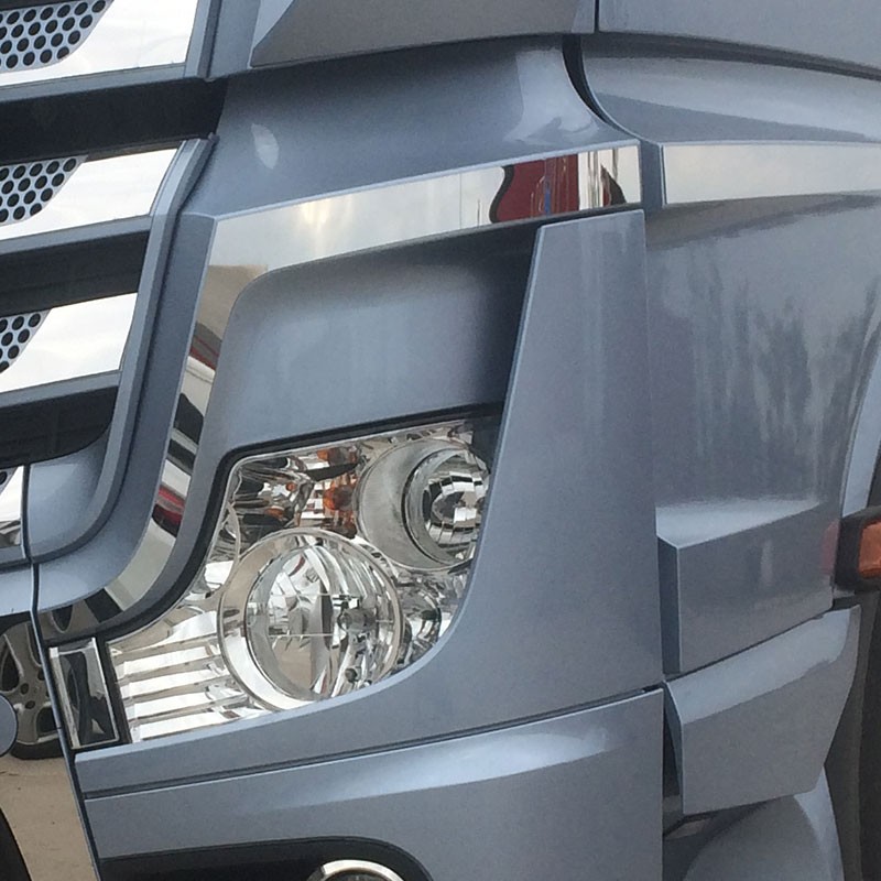Mercedes Actros MP4/MP5 1845 Chrome Grill Kit – 11 Pieces, Polished Stainless Steel