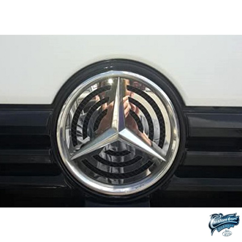 Intérieur de logo Mercedes Actros MP2 MP3 en inox chromé Accessoire