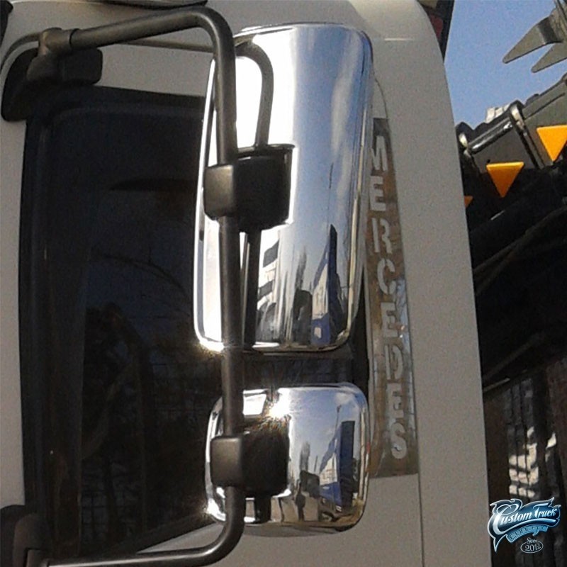 Coques rétroviseurs inox Mercedes Atego Accessoire en Acier 304 PRM