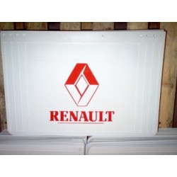 BAVETTE BLANCHE RETAILLABLE 600/500X400 MARQUAGE RENAULT ROUGE