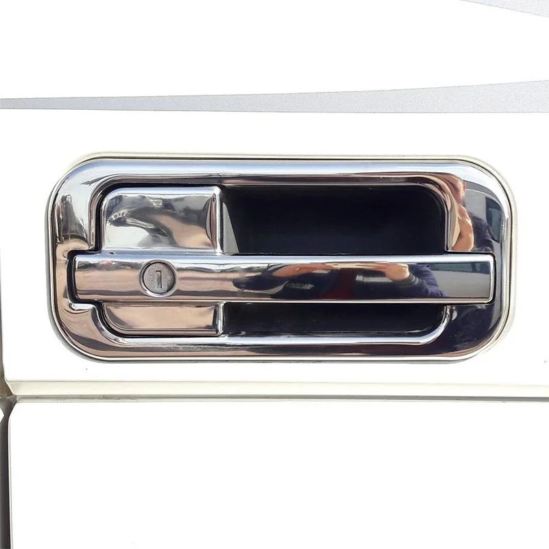 Couvre poignées inox pour portes Daf XF 95 et 105 modèle 2