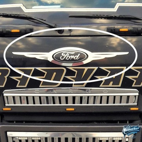 Entourage inox de logo Ford Cargo 2019 et avant
