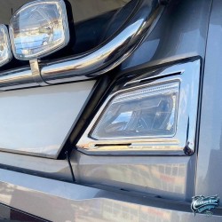 Habillages inox Phares cabine Highline Scania S R New Generation 2017 et plus