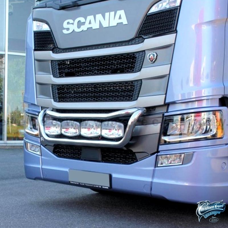 Accessoire extérieur de garniture de calandre chromée en acier inoxydable,  pour les camions Scania série R-G