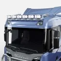 Rampe de toit inox Scania Next Generation pré-câblée 6 sorties avec LEDS modèle Top