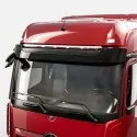 Rampe de visière inox Mercedes Actros 2011 Bigspace et Gigaspace avec LEDS