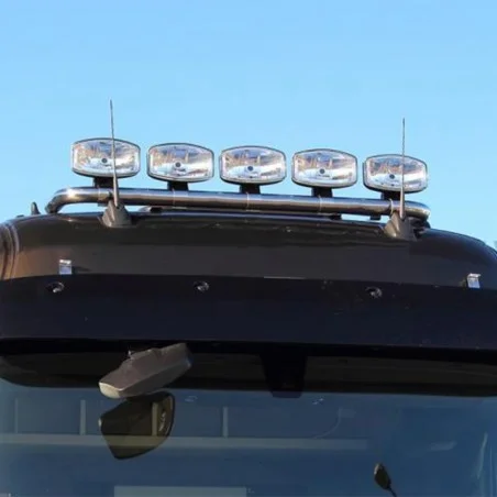 Rampe de toit inox Renault T High Cab 2014 option Leds pré-câblée 5 sorties