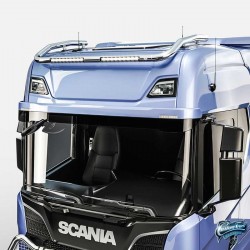 Rampe de toit inox Scania Next Generation avec barres Leds pré-câblée toit Normal et Haut