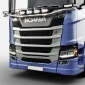 Barre inox dessus de calandre Scania NTG option Feux