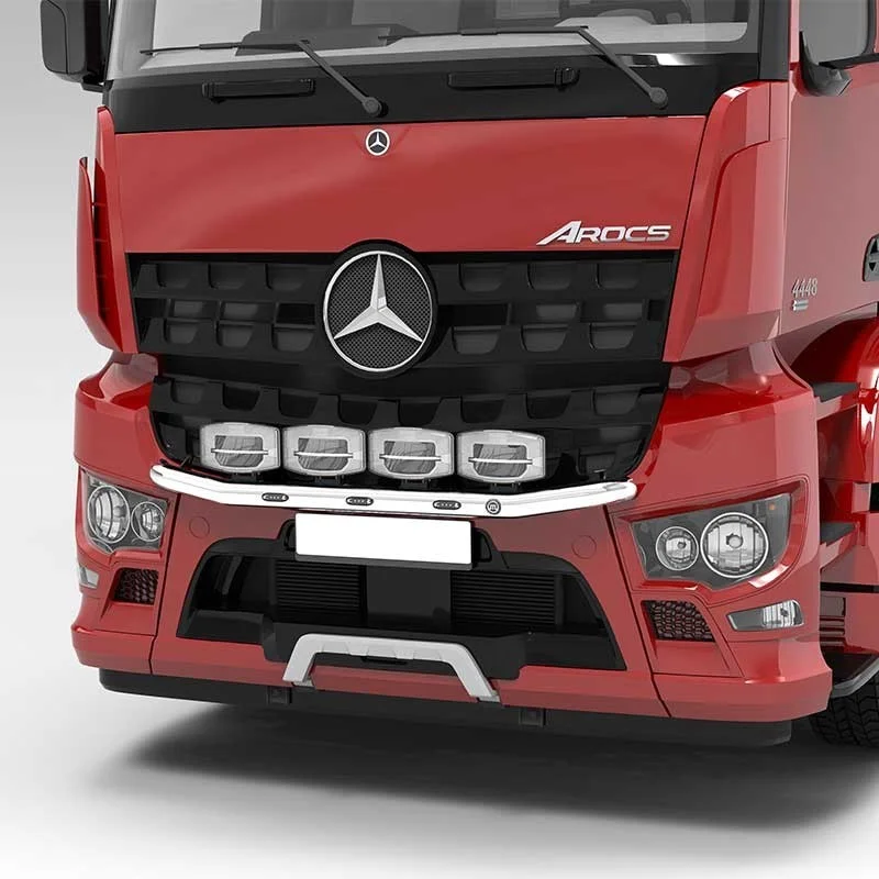 Rampe de calandre inox Mercedes Actros option Leds et Feux