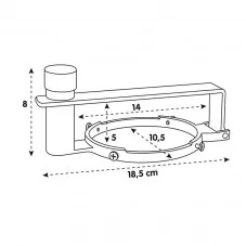 Antivol de Carburant pour Camion Goulotte à Bouchon 80mm