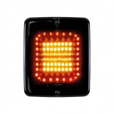 Feu carré arrière / stop / veilleuse Dark Knight IZE LED orange