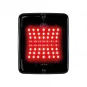 Feu antibrouillard arrière Dark Knight IZE LED carré rouge