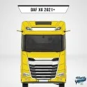 Enseigne lumineuse LEDS Daf XG taille 21 x 137cm