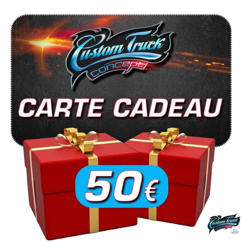 Carte Cadeau Custom Truck Concept pour 50 euros